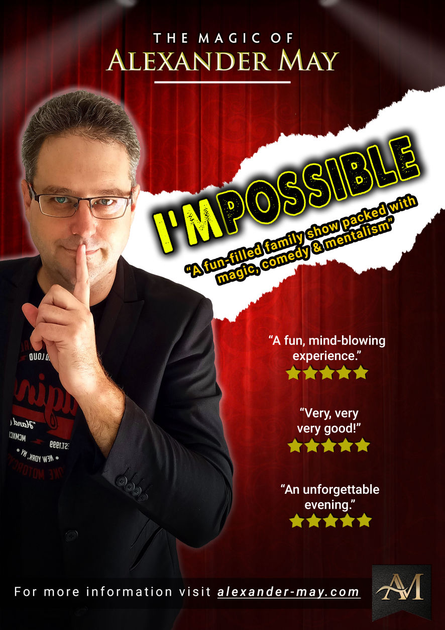 Alexander May Cape Town South Africa magician show I'mPossible