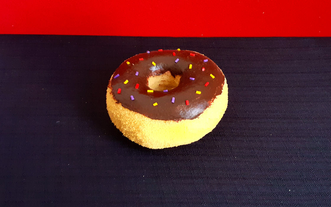 Sponge Chocolate Doughnut with Sprinkles Alexander May