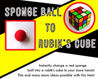 Alexander May Sponge Ball to Rubiks Cube